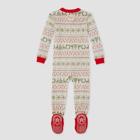 Burt’s Bees Christmas Baby Sleeper Size 12 Months NEW - Picture 8 of 8